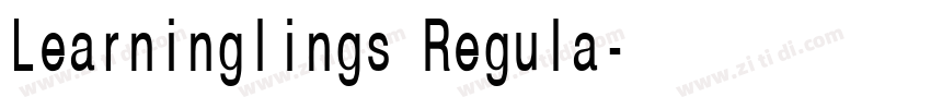Learninglings Regula字体转换 Learninglings Regula字体转换